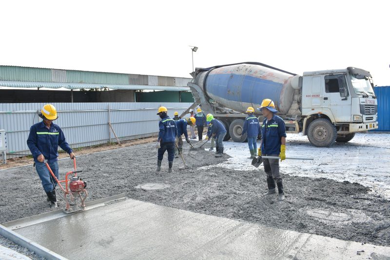 Betonáž desky čerpadlem – Svitavy, Zděný RD, beton C25/30, 22 m³